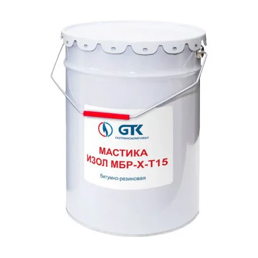 Мастика ИЗОЛ МБР-Х-Т15 битумно-резиновая